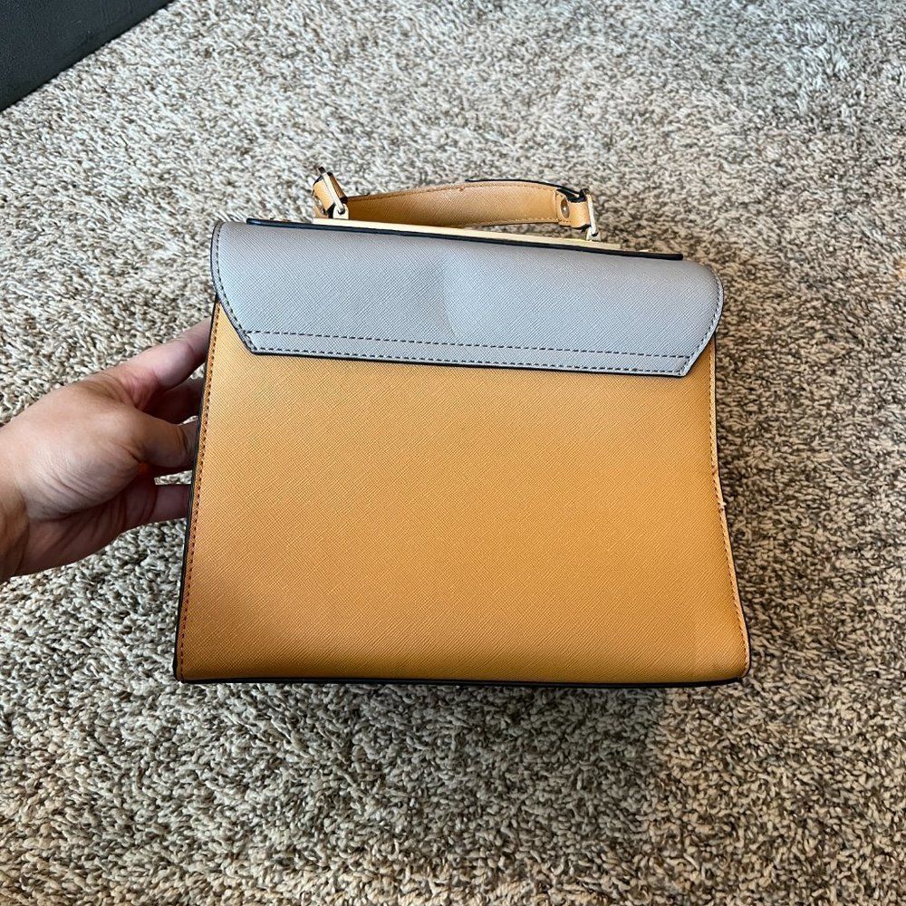Dune London silver and tan handbag - Picture 4 of 7